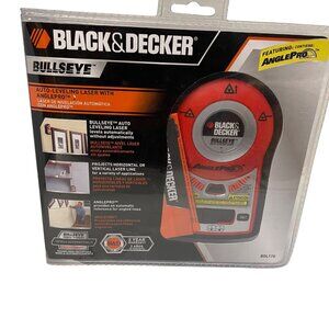 Black & Decker Bullseye Auto-Leveling Laser With AnglePro For Hanging Shelves &